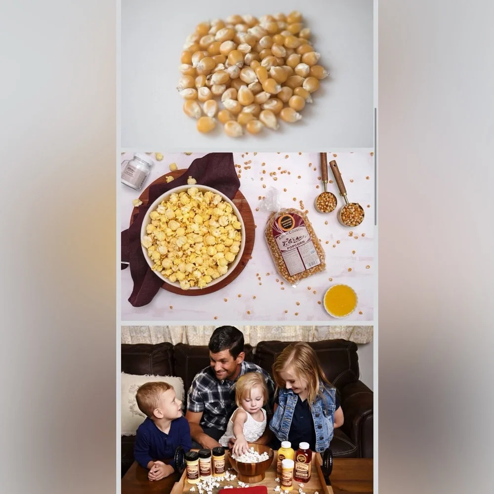 Amish Country Popcorn |2 lbs| Mushroom Popcorn Kernels|Old Fashioned Gluten Free